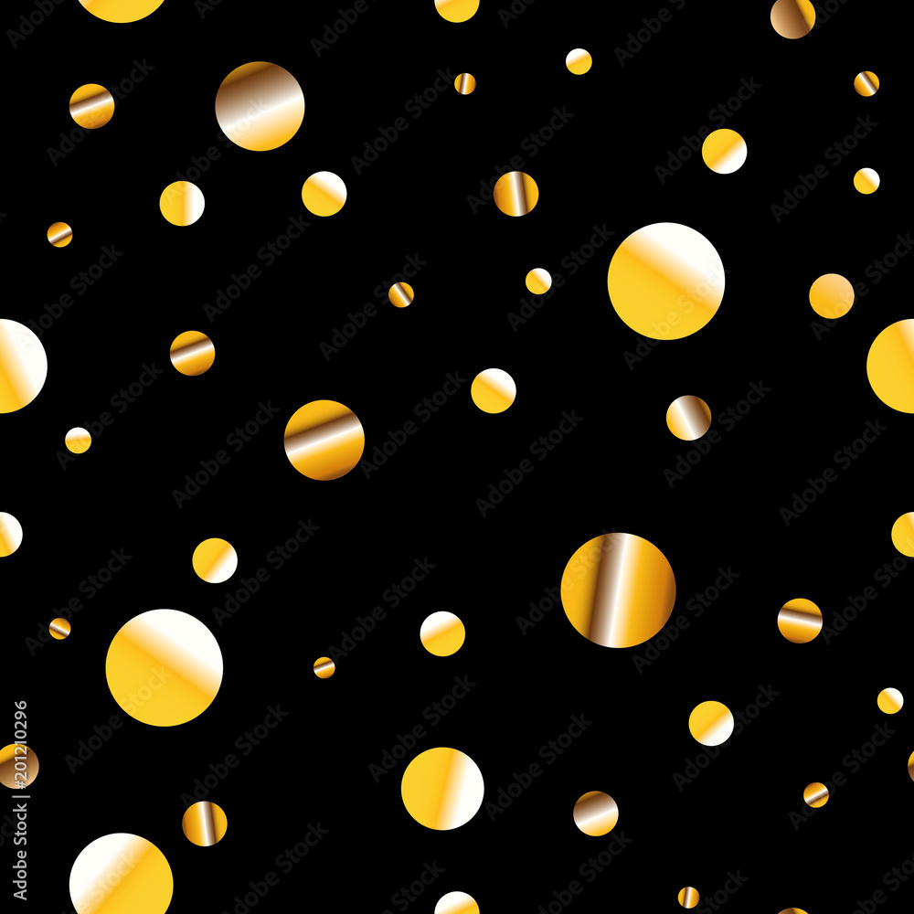 vector seamless festive pattern golden confetti vector seamless festive pattern golden confetti