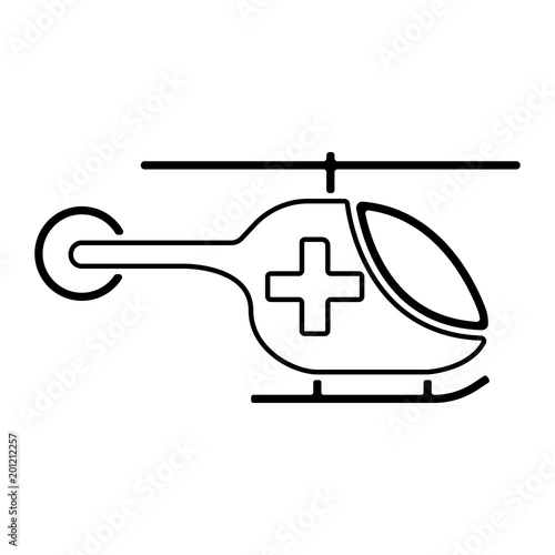 Medizin & Gesundheit Icon - Rettungshubschrauber