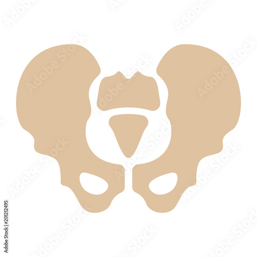 Medizin & Gesundheit Icon - Hüftknochen