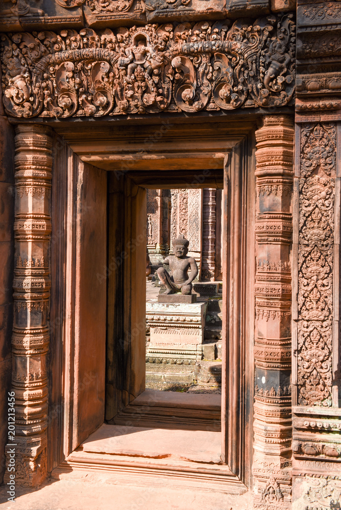Banteay Srei temple at Siem Reap, Cambodia.
