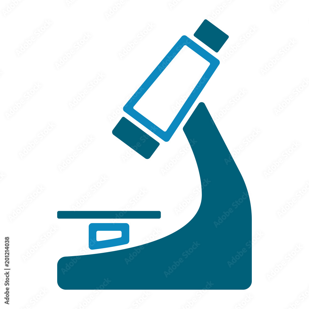 Medizin & Gesundheit Icon - Mikroskop Stock Vector | Adobe Stock