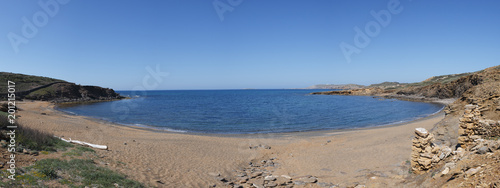 Fototapeta Naklejka Na Ścianę i Meble -  Playa de Cala Mica en Es Mercadal Menorca 