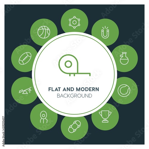 health, science, sports Infographic Circle outline Icons Set. Contains such Icons as  business,  website,  elements,  background,  pattern,  illustration and more. ..Fully Editable. Pixel Perfect