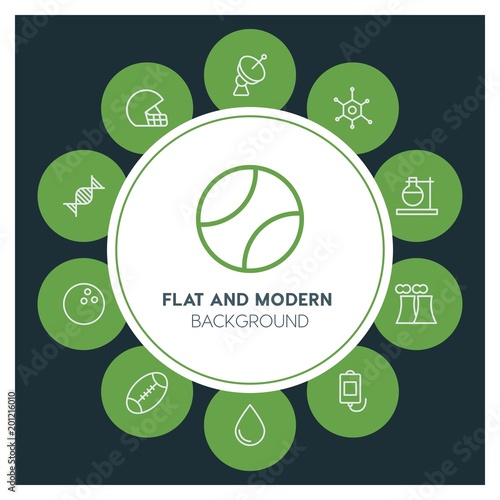 health, science, sports Infographic Circle outline Icons Set. Contains such Icons as  business,  website,  elements,  background,  pattern,  illustration and more. ..Fully Editable. Pixel Perfect