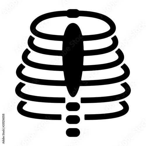 Medizin & Gesundheit Icon - Rippen