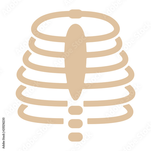 Medizin & Gesundheit Icon - Rippen
