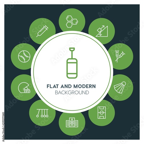 health, science, sports Infographic Circle outline Icons Set. Contains such Icons as  business,  website,  elements,  background,  pattern,  illustration and more. ..Fully Editable. Pixel Perfect