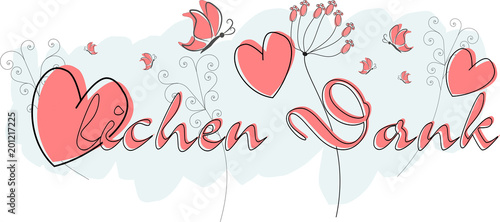 Herzlichen Dank - Grußkarte