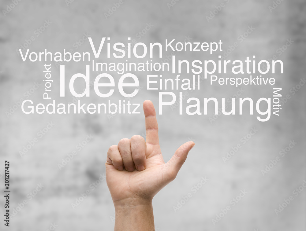 Konzept Zeigefinger Konzept Zeigefinger