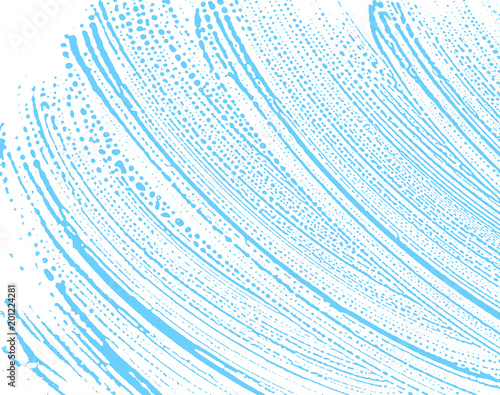Natural soap texture. Appealing light blue foam trace background. Artistic amusing soap suds. Cleanliness, cleanness, purity concept. Vector illustration.