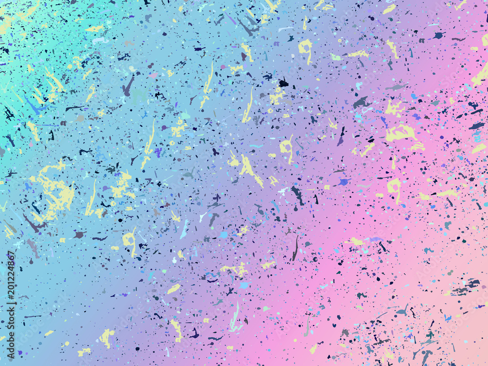 Obraz premium Unicorn background with rainbow mesh. Fantasy gradient backdrop 