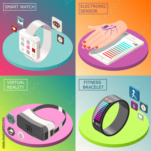 Portable Electronics Isometric Design Concept