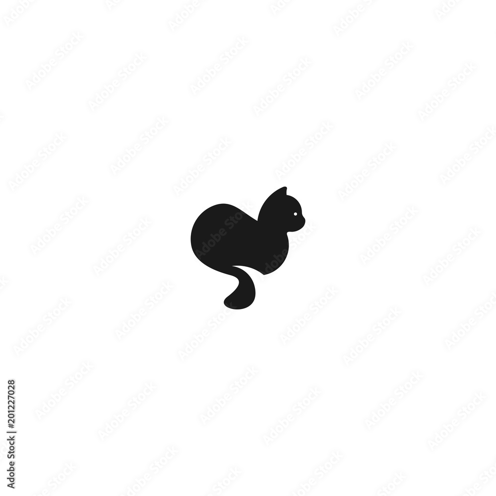 Fototapeta premium Cat logo icon