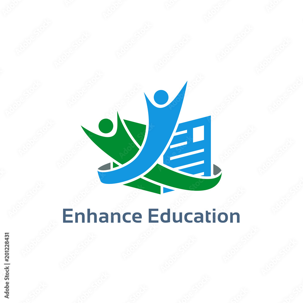 Fototapeta premium education logo template