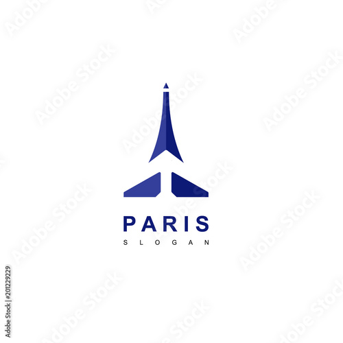 Eifel Tower Of Paris Logo Dsign
