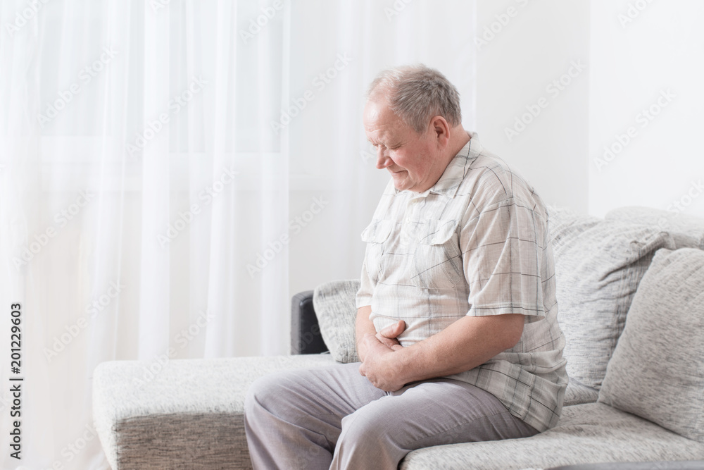 Elderly men indoor