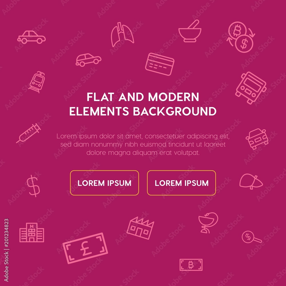 transports, industry, health, money outline vector icons and elements background concept on violet background...Multipurpose use on websites, presentations, brochures and more transports, industry, health, money outline vector icons and elements background concept on violet background...Multipurpose use on websites, presentations, brochures and more