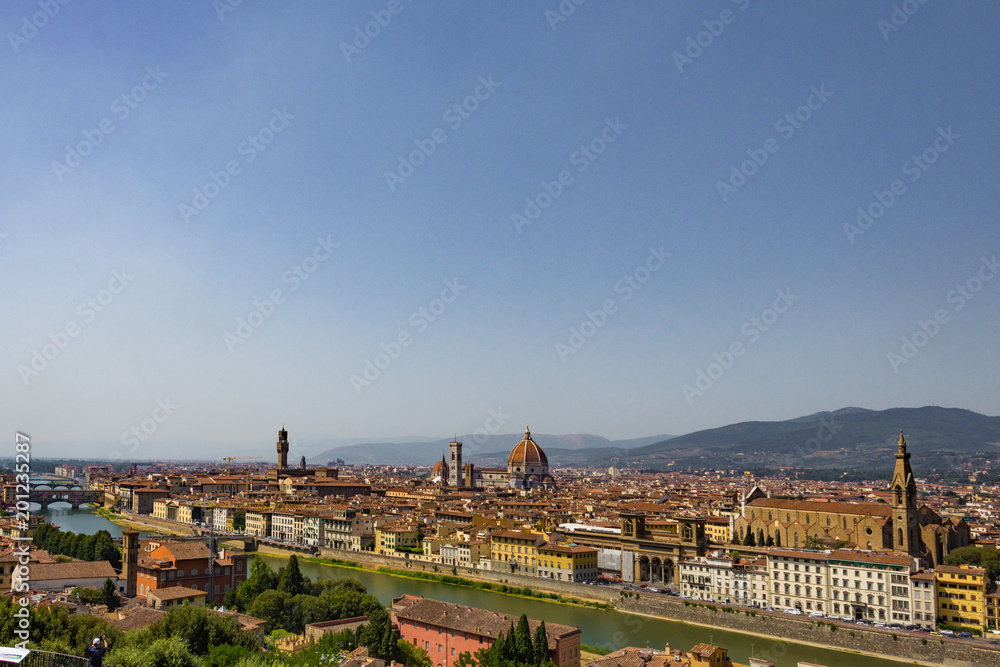 Vista su Firenze, Italia