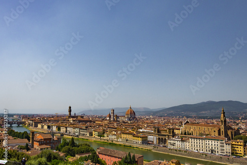 Vista su Firenze, Italia