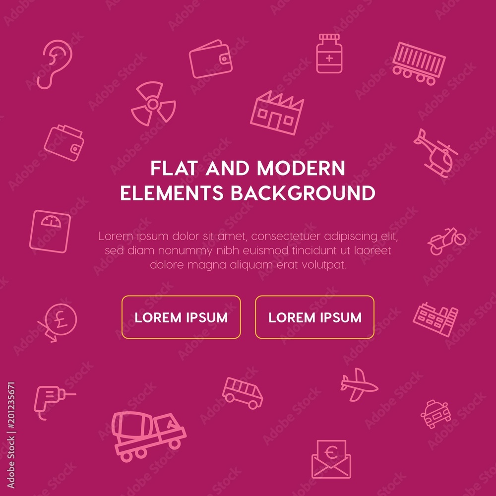 transports, industry, health, money outline vector icons and elements background concept on violet background...Multipurpose use on websites, presentations, brochures and more transports, industry, health, money outline vector icons and elements background concept on violet background...Multipurpose use on websites, presentations, brochures and more