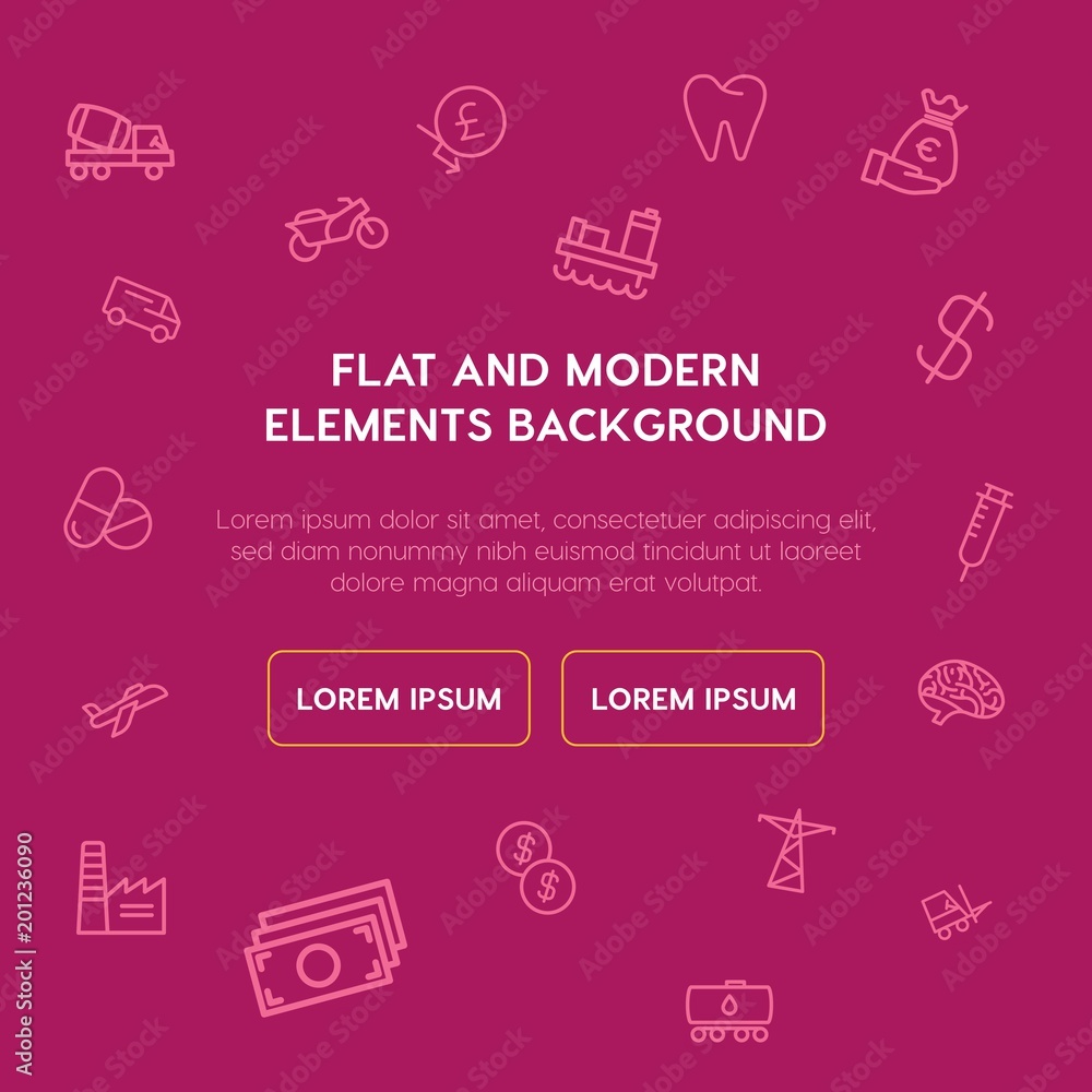 transports, industry, health, money outline vector icons and elements background concept on violet background...Multipurpose use on websites, presentations, brochures and more transports, industry, health, money outline vector icons and elements background concept on violet background...Multipurpose use on websites, presentations, brochures and more
