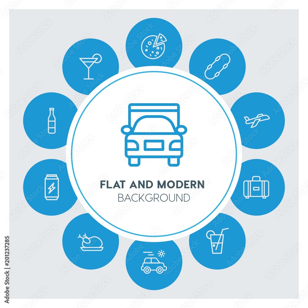 transports, food, drinks, travel Infographic Circle outline Icons Set. Contains such Icons as business, website, elements, background, pattern, banner and more. ..Fully Editable. Pixel Perfect transports, food, drinks, travel Infographic Circle outline Icons Set. Contains such Icons as business, website, elements, background, pattern, banner and more. ..Fully Editable. Pixel Perfect