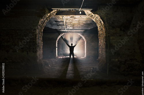 Underground system in Moscow
