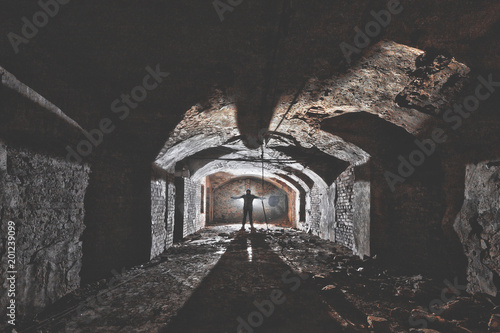 Underground system in Moscow