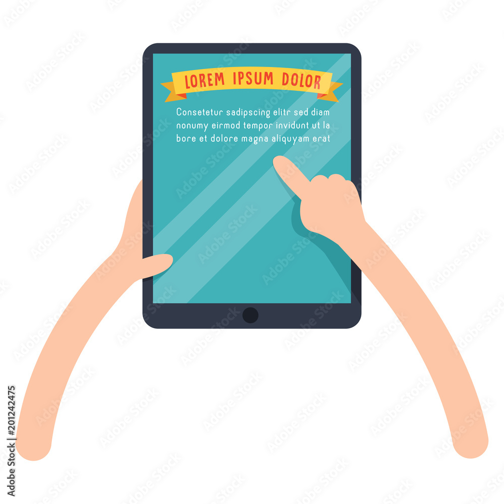 Vector Illustration Of Kids Technology Vector Illustration Of Kids Technology