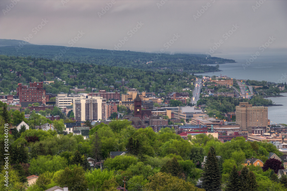 Obraz premium Enger Tower is a tourist destination and scenic view in Duluth, Minnesota