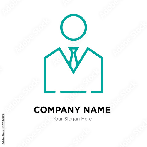business man company logo design template