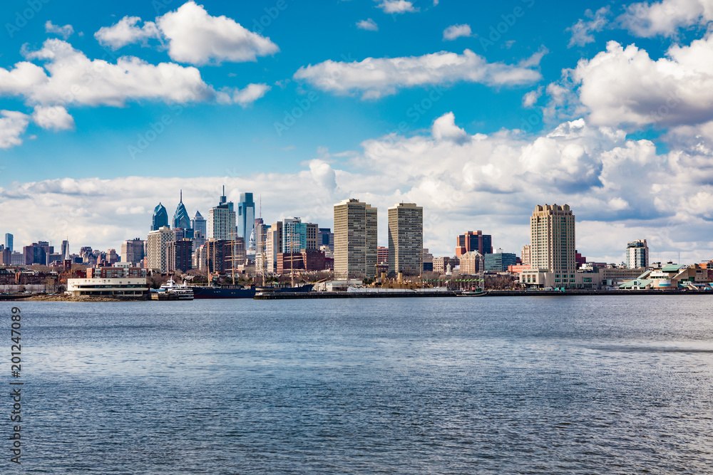 Naklejka premium Philadelphia Skyline