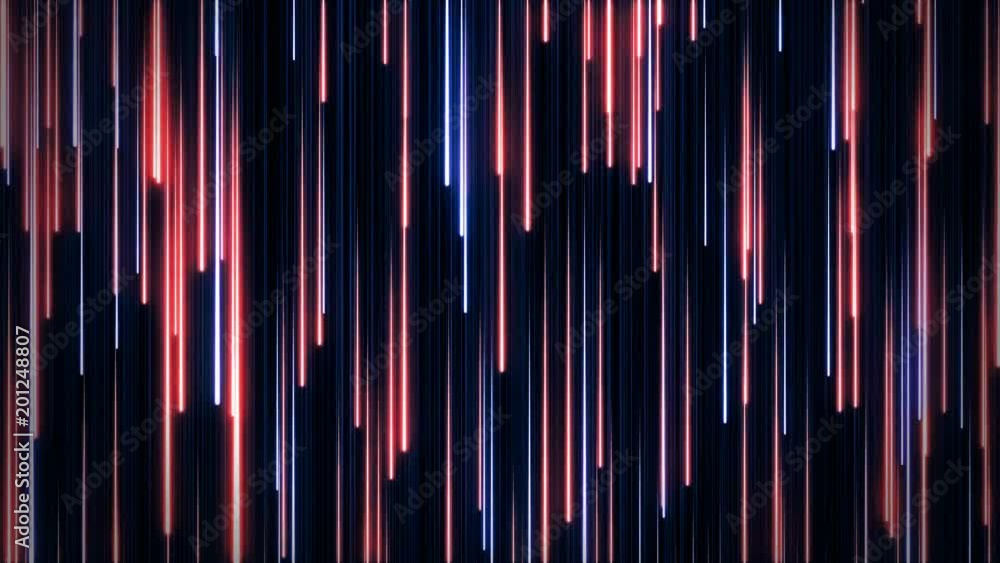 Blue red neon animated VJ background