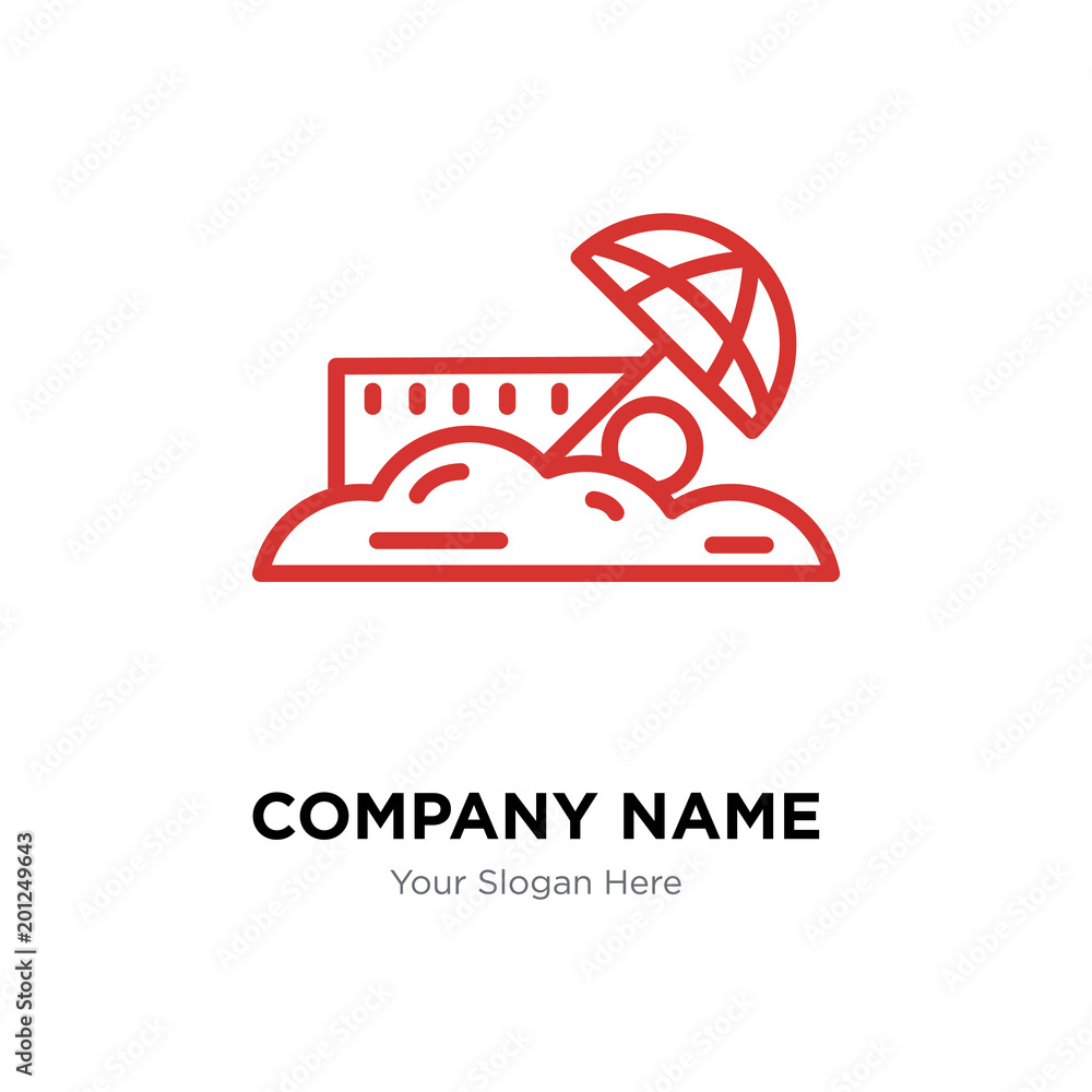 Sand company logo design template Sand company logo design template