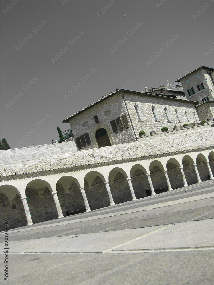 Fototapeta premium Basilica of St. Francis in Assisi - Italy