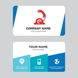 Telephone business card design template