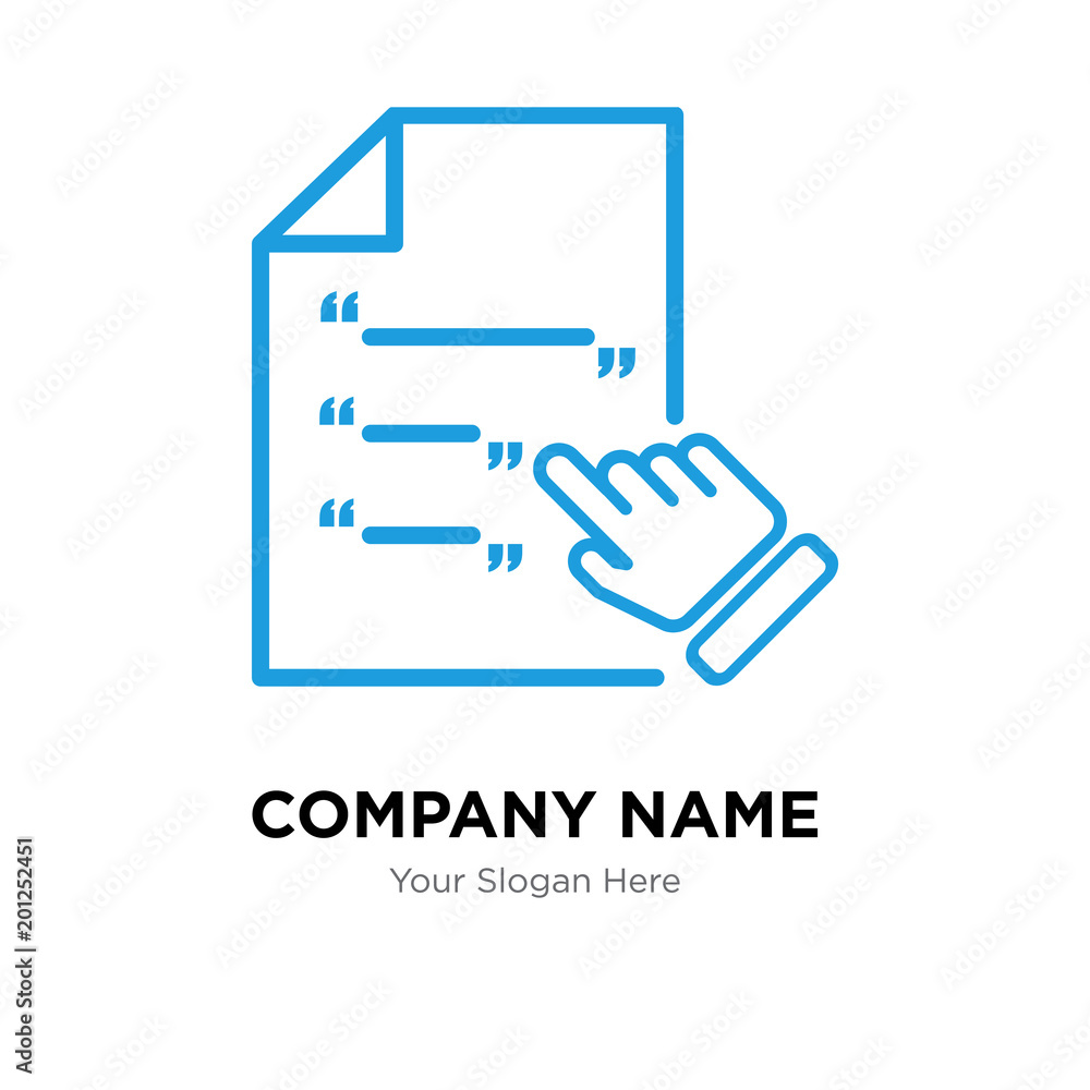 Contract company logo design template Contract company logo design template