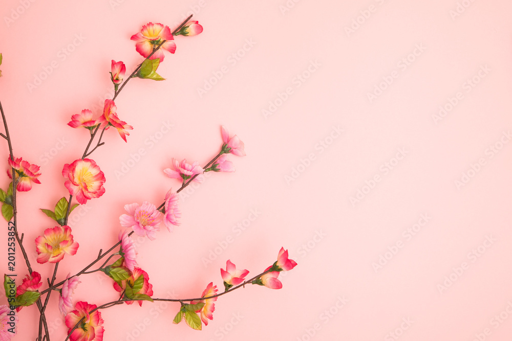 Floral card. Minimal style. Floral card. Minimal style.