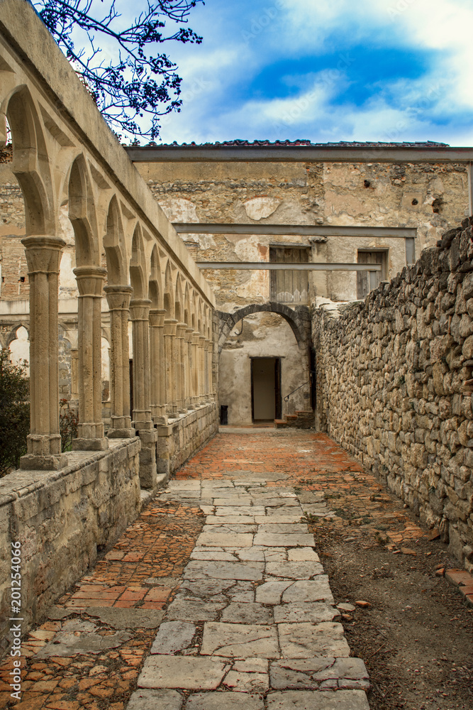 Fototapeta premium Patio interior Castillo Morella