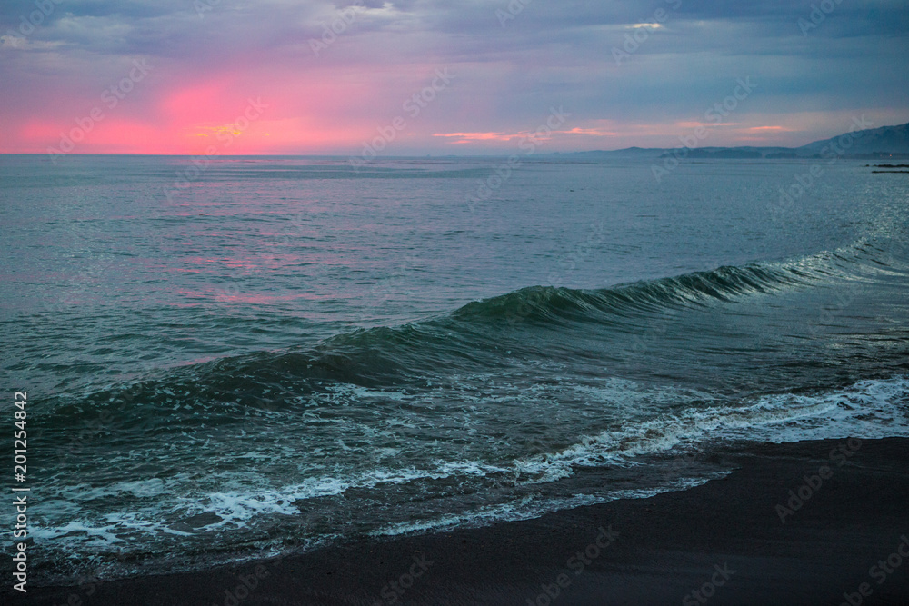Obraz premium California Coastline at Dusk 02