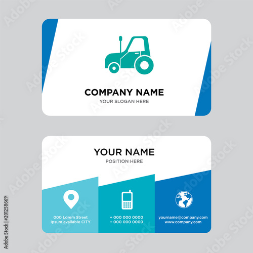 autotruck business card design template
