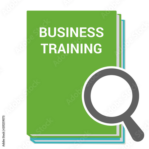 Magnifying Optical Glass With Words Business Training