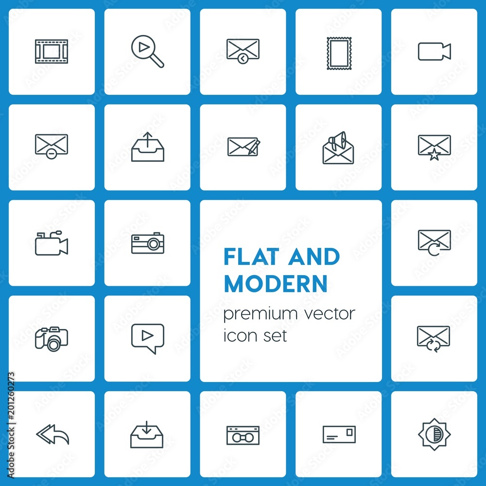 Modern Simple Set of video, photos, email Vector outline Icons. ..Contains such Icons as icon, delete, video, flat, symbol, technology and more on dark background. Fully Editable. Pixel Perfect Modern Simple Set of video, photos, email Vector outline Icons. ..Contains such Icons as icon, delete, video, flat, symbol, technology and more on dark background. Fully Editable. Pixel Perfect