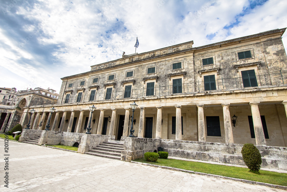 Palace of St. Michael and St. George, Corfu, Greece