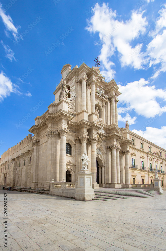 The Cathedral (Duomo) in Syracuse, Sicily, Italy