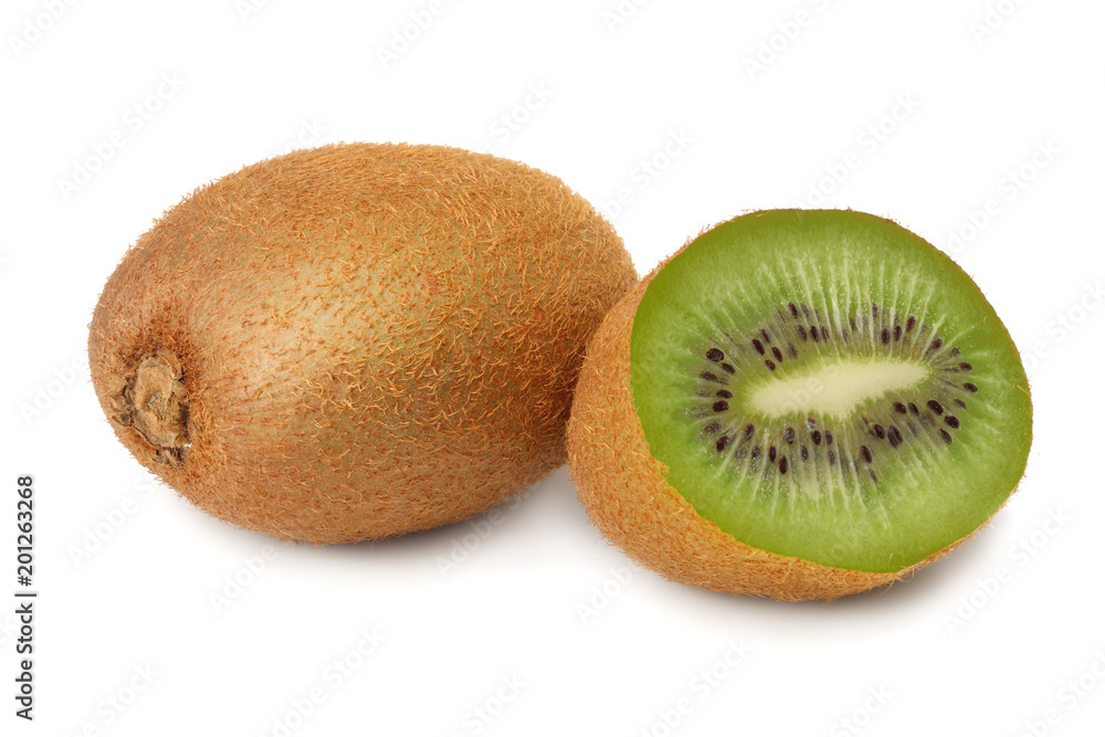 healthy food. kiwi fruit isolated on white background healthy food. kiwi fruit isolated on white background
