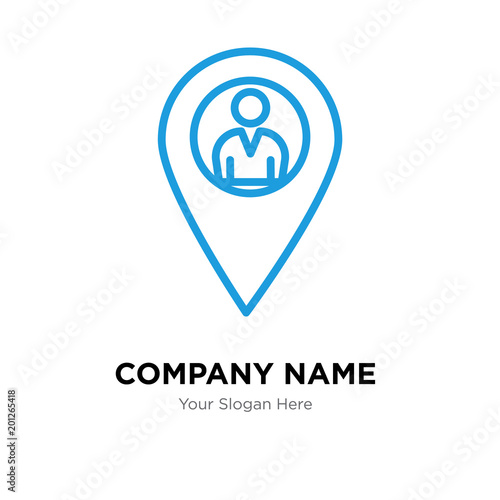 Free Download Location pointer company logo design template - GFXLoad