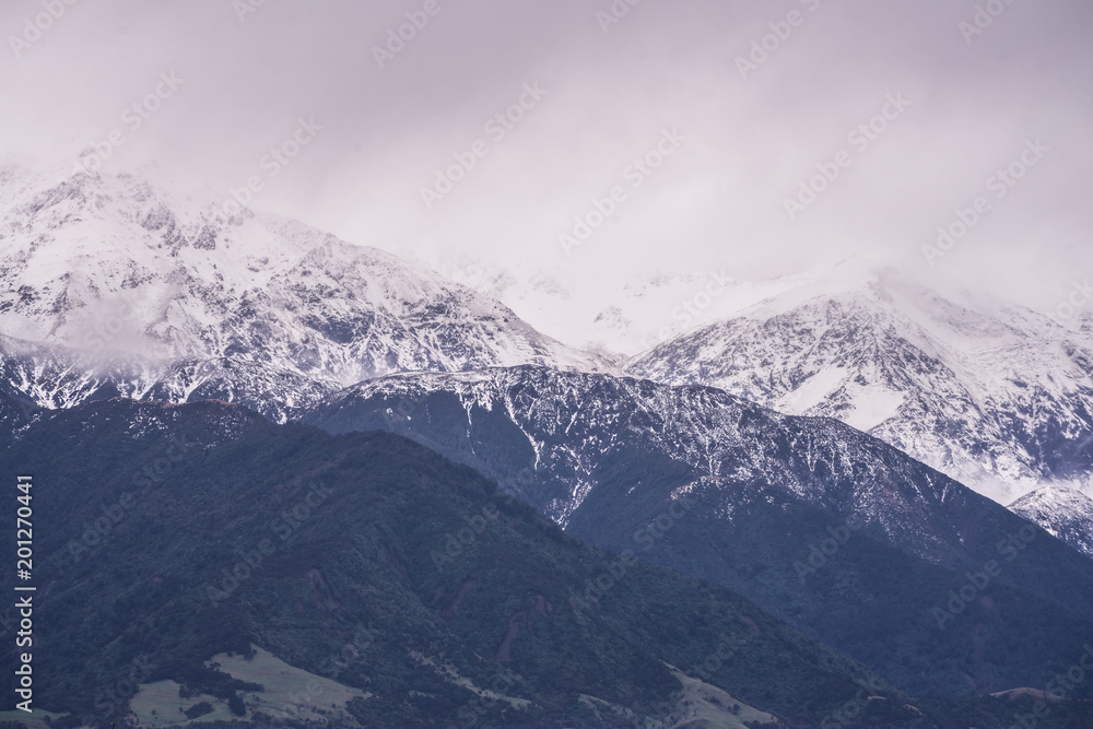 Mountains in Kaikoura, New Zealand