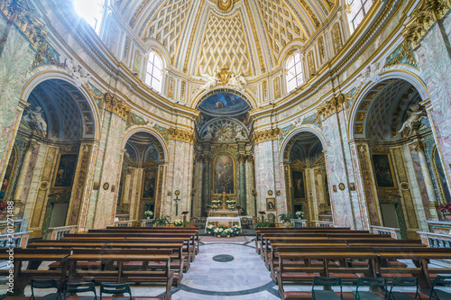 Church of Santissima Trinità degli Spagnoli in Rome, Italy.