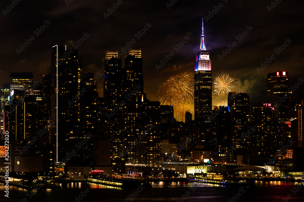custom made wallpaper toronto digitalFireworks light up the New York City skyline for Independence Day